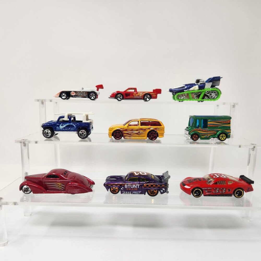 Lot of (9) Hot Wheels Diecast Cars 1998-2015 1/64 (b3)